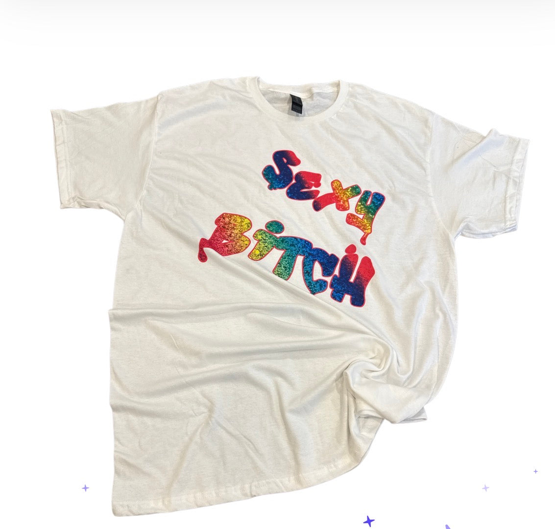 Sexy B sideways font  shirt