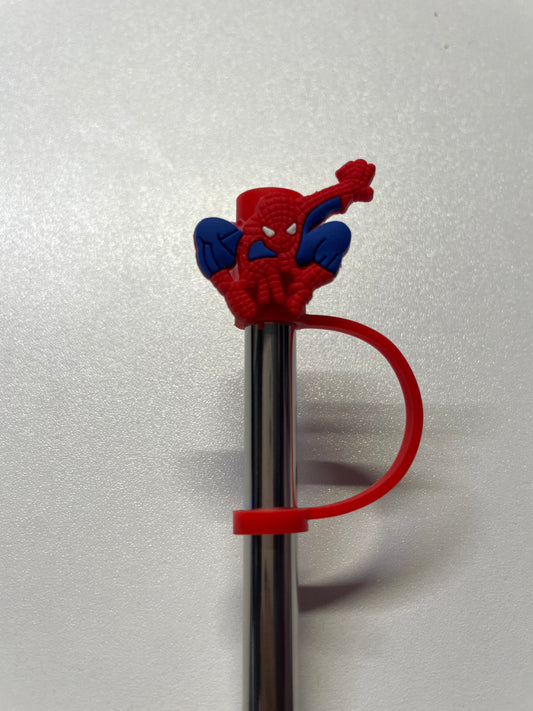 Spiderman web Straw Topper