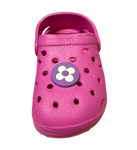Lv circle purple Shoe Charm