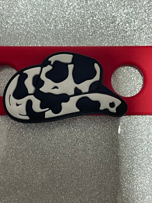 Cowboy cow print hat Shoe Charm