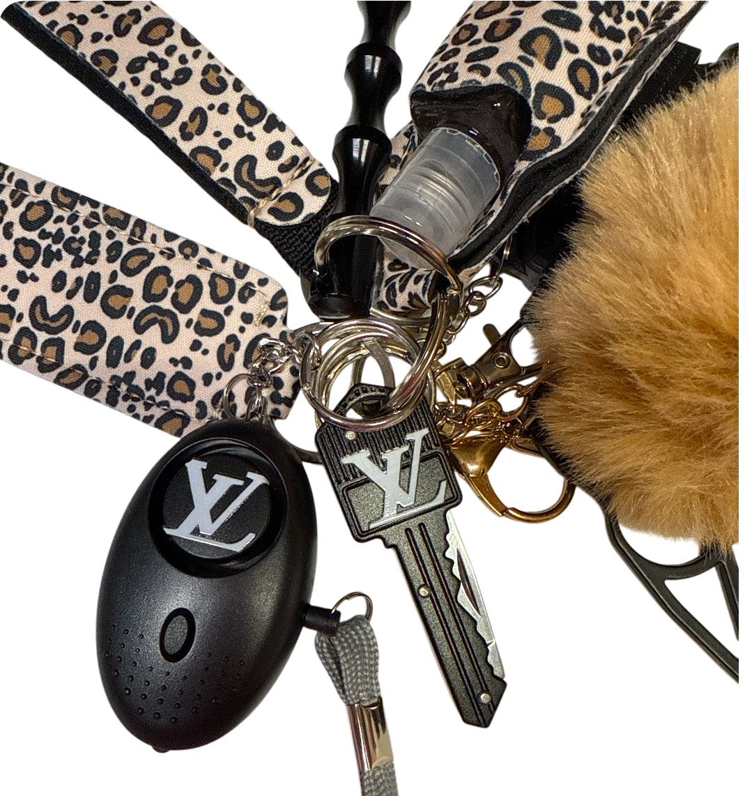 Lv cheetah Handy Keychain