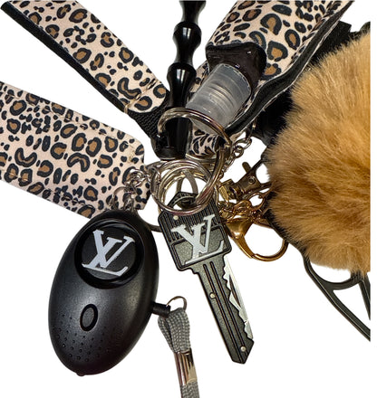 Lv cheetah Handy Keychain