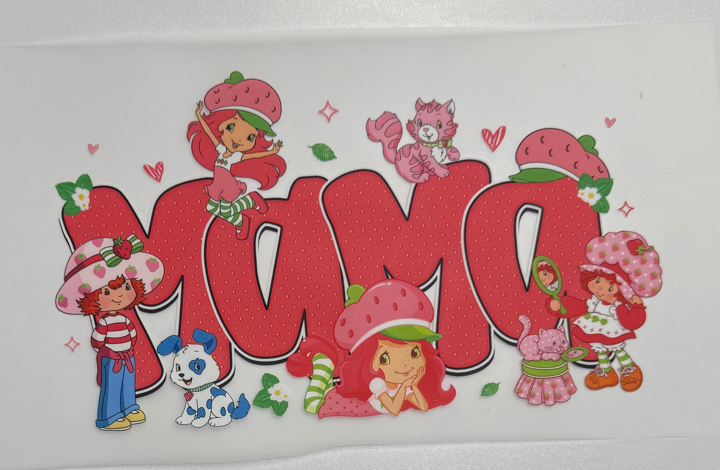 Mama Strawberry Shortcake  DTF Heat Transfer