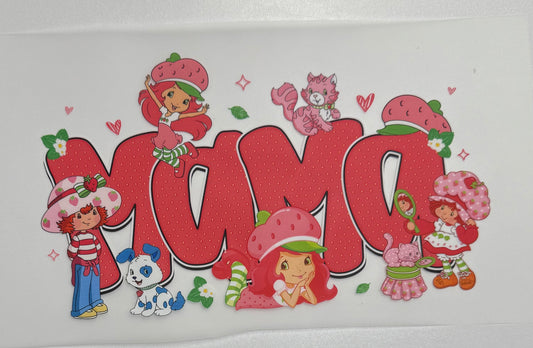 Mama Strawberry Shortcake  DTF Heat Transfer