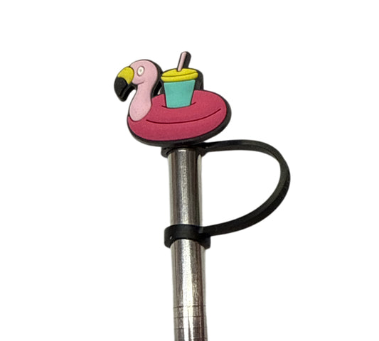 Flamingo cup Straw Topper