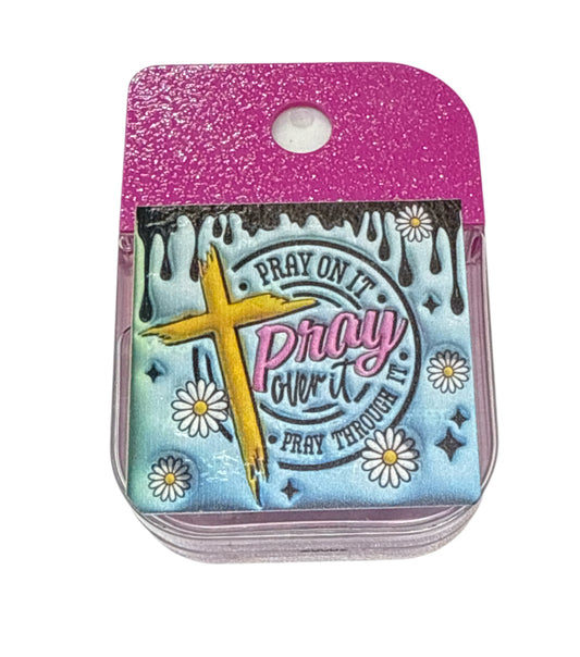 Pray on it glitter passion fruit hand sanitizer