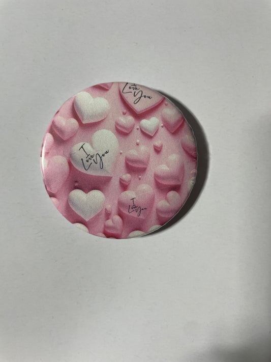 Love Pink Hearts  Pin
