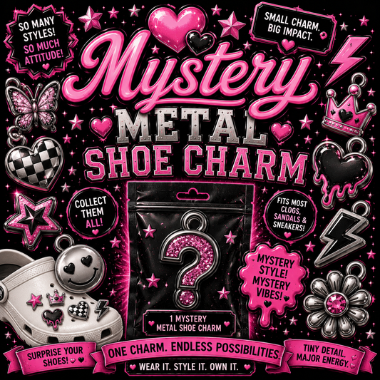 Mystery  metal Shoe Charm Bulk