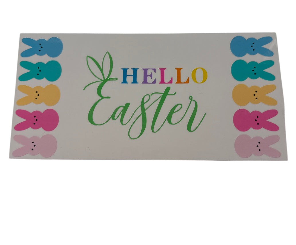Happy Easter peeps Cup Transfer