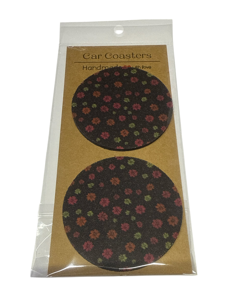 Small flowers redish pinks  Coasters