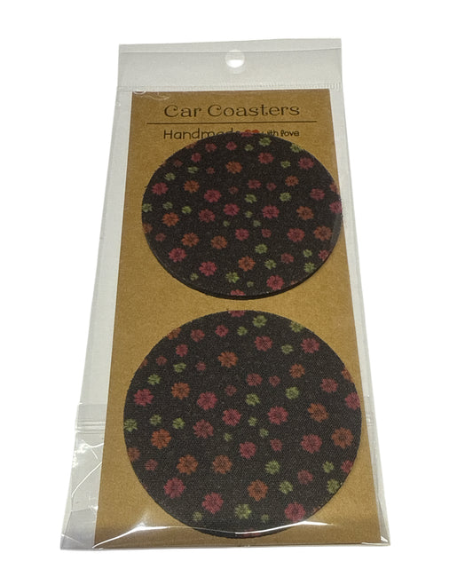 Small flowers redish pinks  Coasters