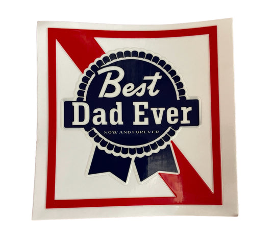 Best dad Cup Transfer Decal