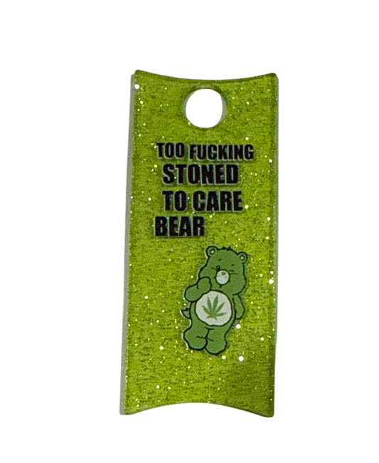 Green glitter plate cover