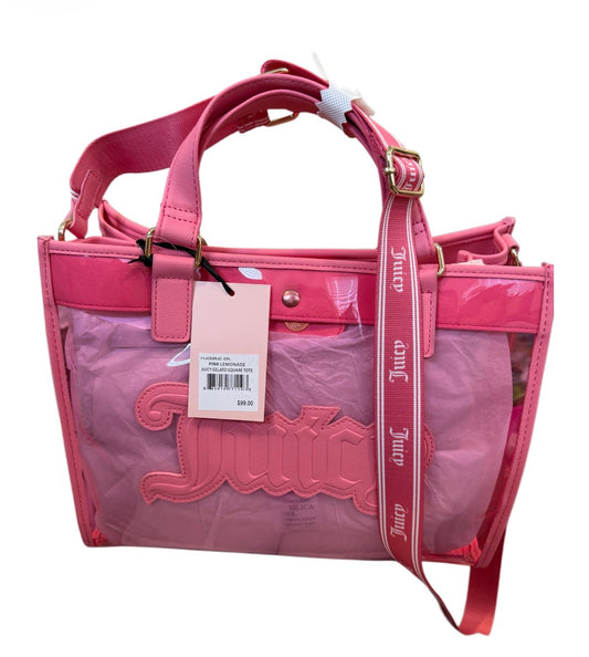 pink clear juicy couture bag