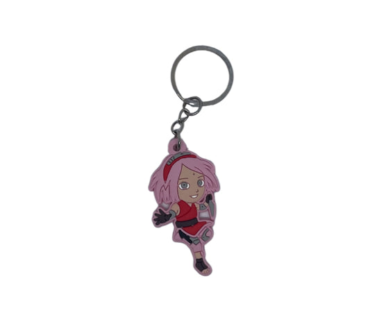 Anime Pink Keychain