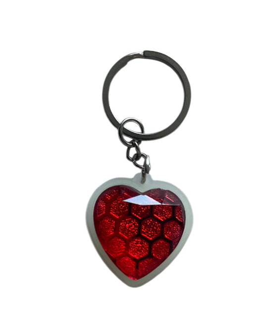 Heart glow in the dark  Keychain