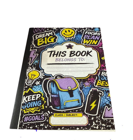 Backpacks neon notebook