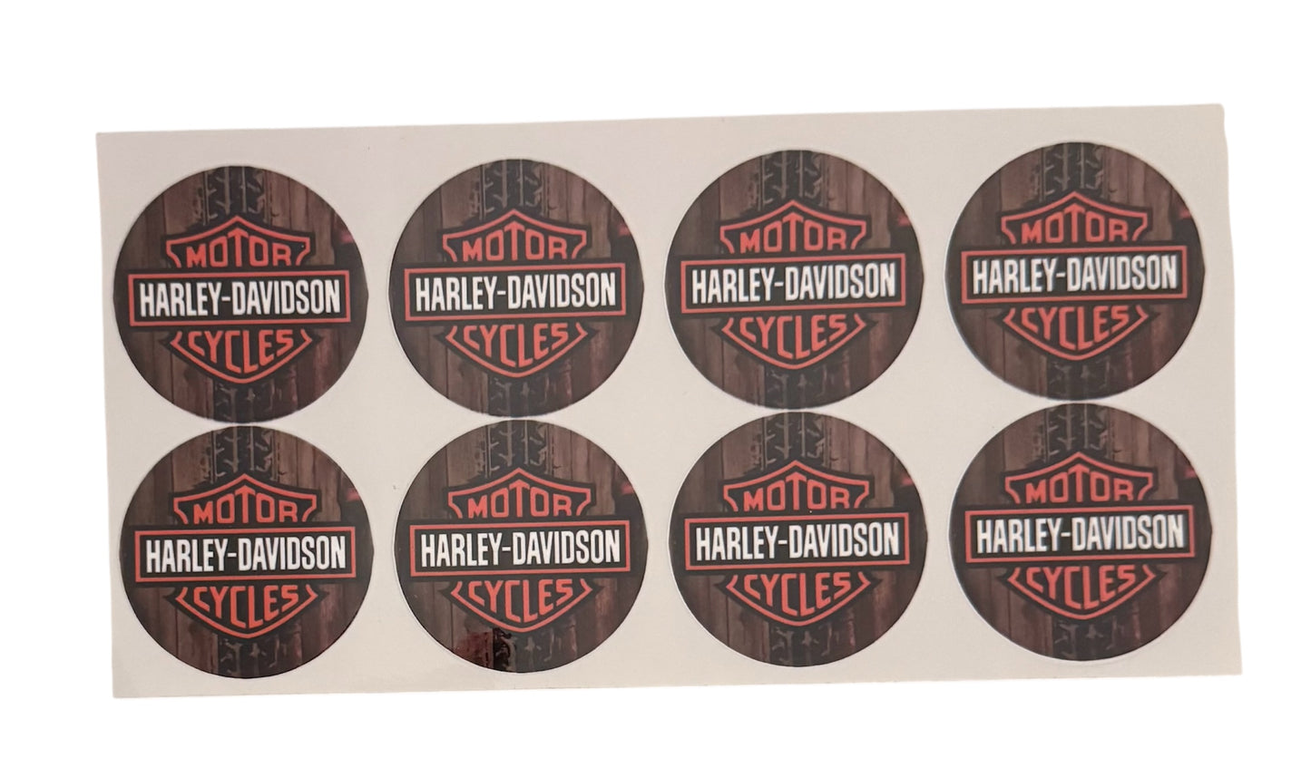 Harley Davidson Tire Marks  8 UV Cup Transfer