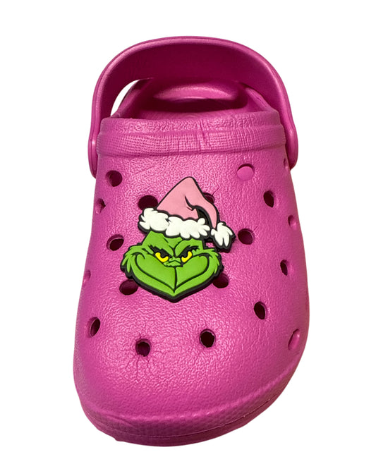 Grinch pink hat Shoe Charm