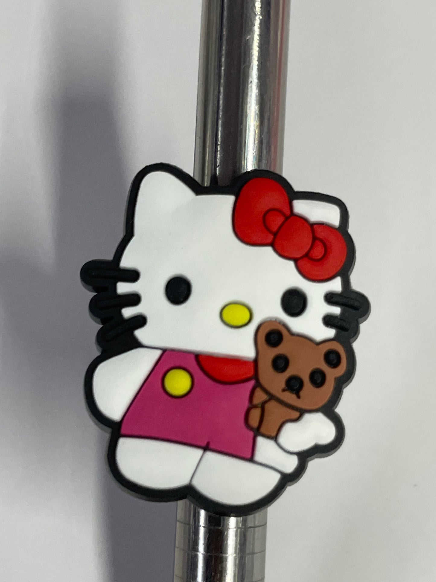 Hello kitty brown bear Straw Charm