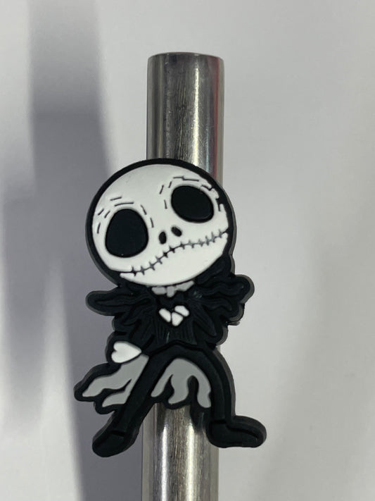 Jack Halloween Straw Charm