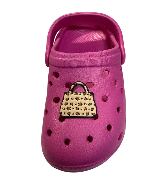 Cheetah purse Shoe Charm