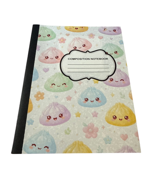 Light color dumplings notebook