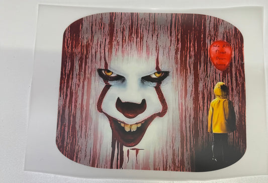 IT We All Float Down Here Balloon DTF Heat Transfer