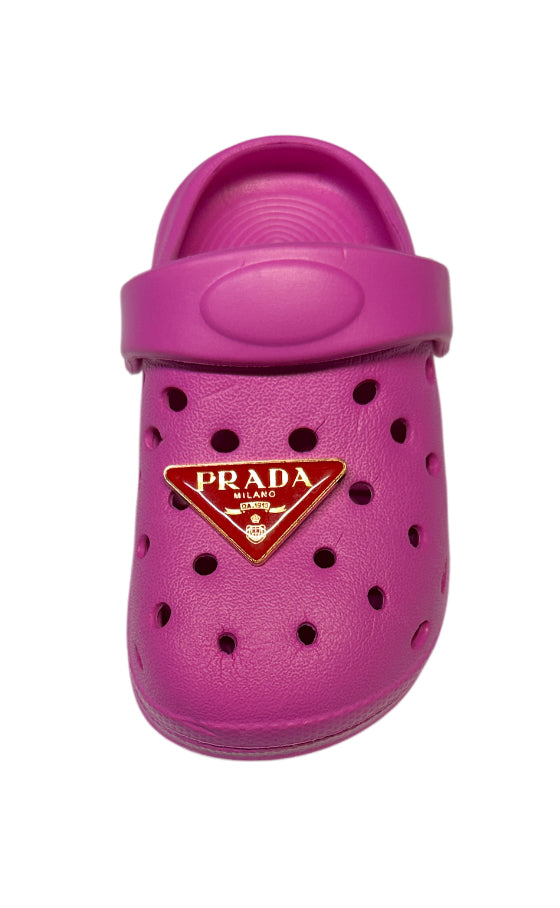 Prada red metal Shoe Charm