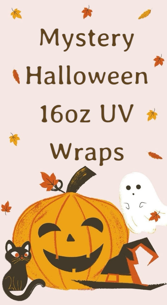 Mystery Halloween UV Cup Wraps