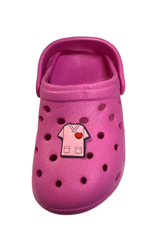 Pink scrubs Shoe Charm