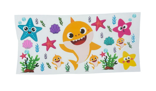 Baby Shark & Starfish UV Cup Transfer