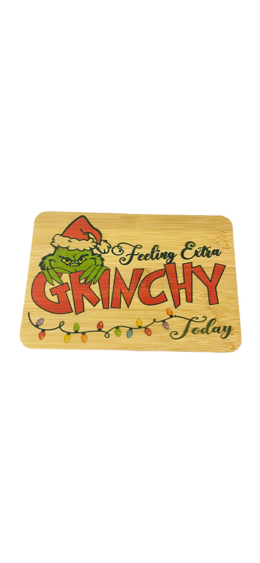 Grinch Cutting Board