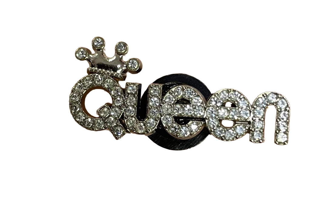 Queen Metal Shoe Charm