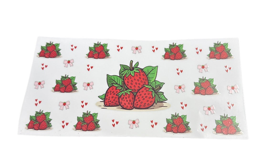 Strawberries UV Cup Transfer