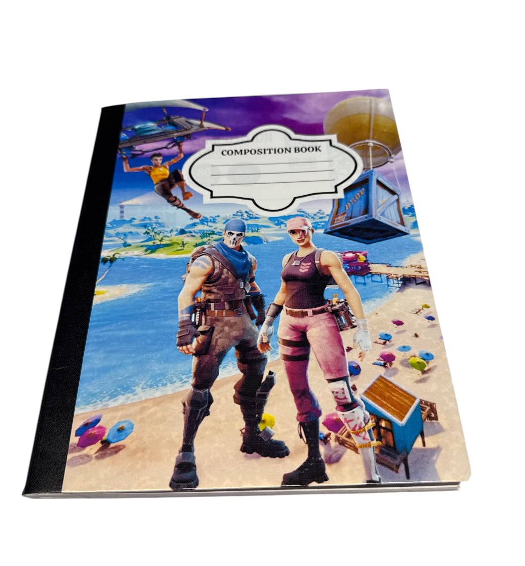 Composition notebooks .. front & back done