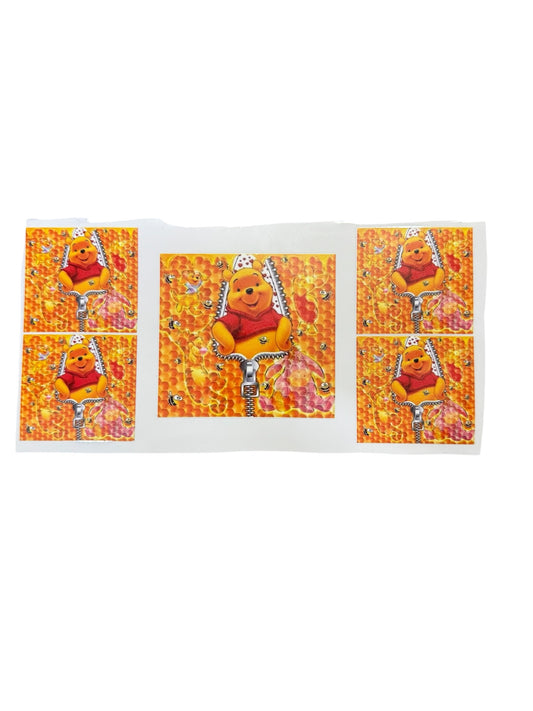 Winnie the Pooh zipper big  Cup Transfer