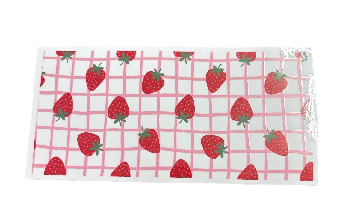 Strawberries UV Cup Transfer