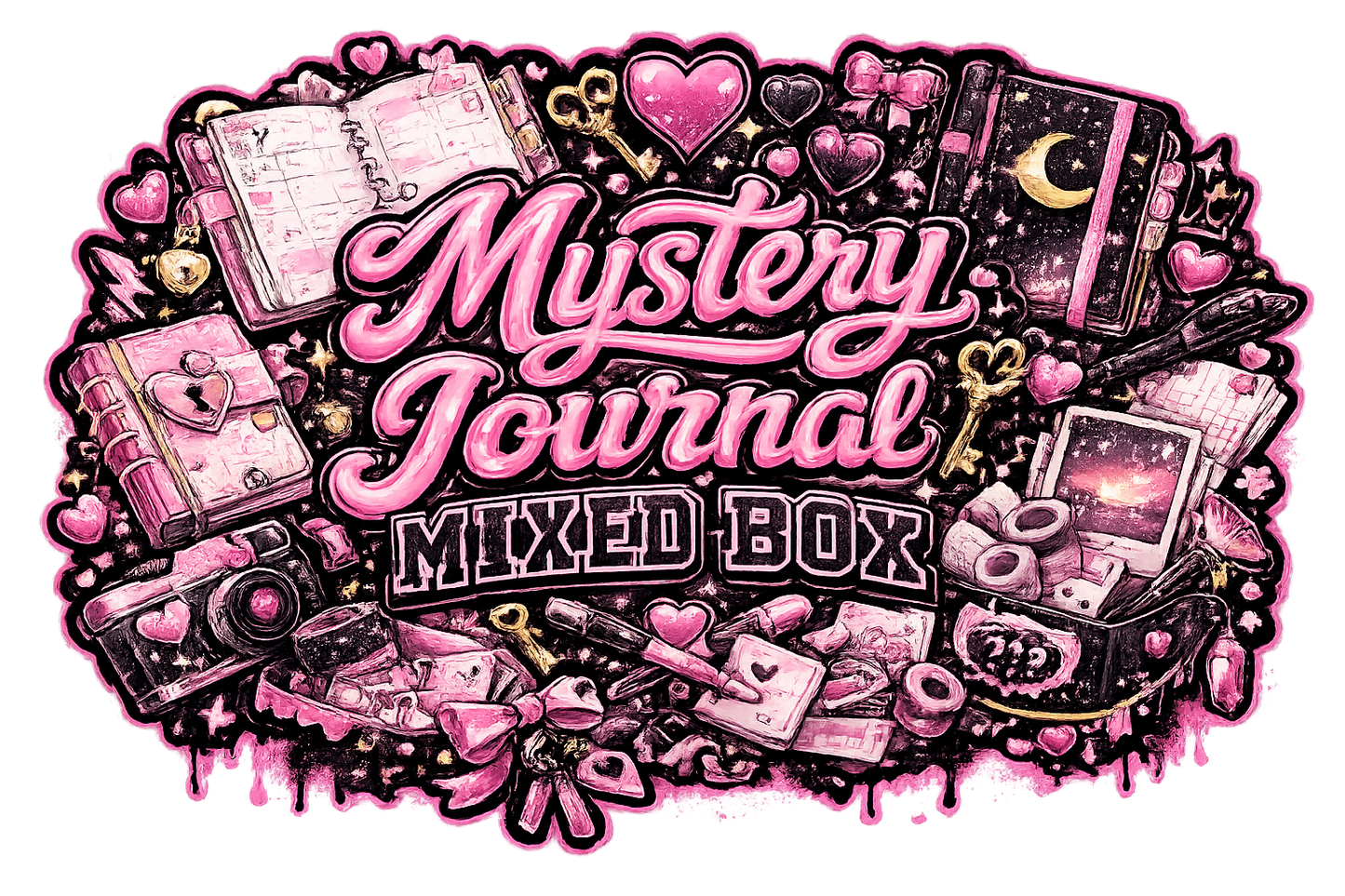 Mystery journal mixed Box $10- $75 in notes add favorite color.