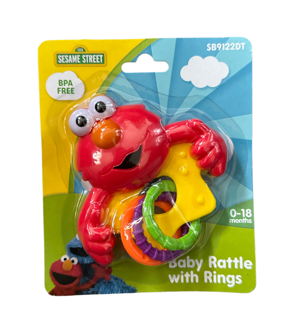 Sesame Street Baby rattle with rings