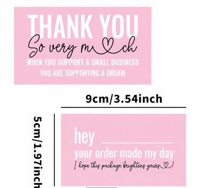 Thank you business cards