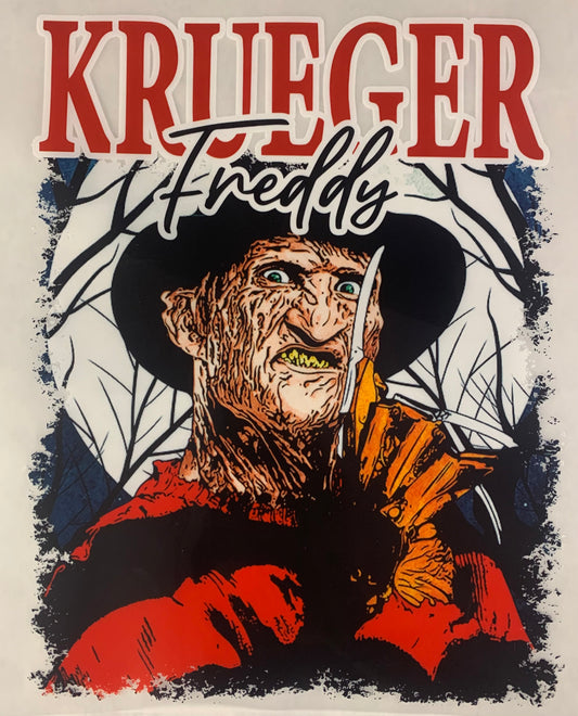 Freddy Krueger DTF Heat Transfer