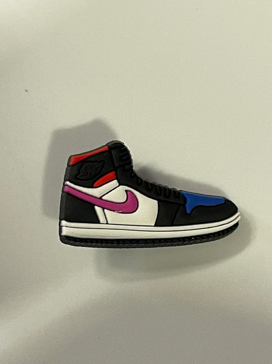 Multi color sneaker Shoe Charm