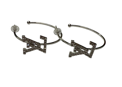 Lv 1.5 dupe earrings circle silver  #13