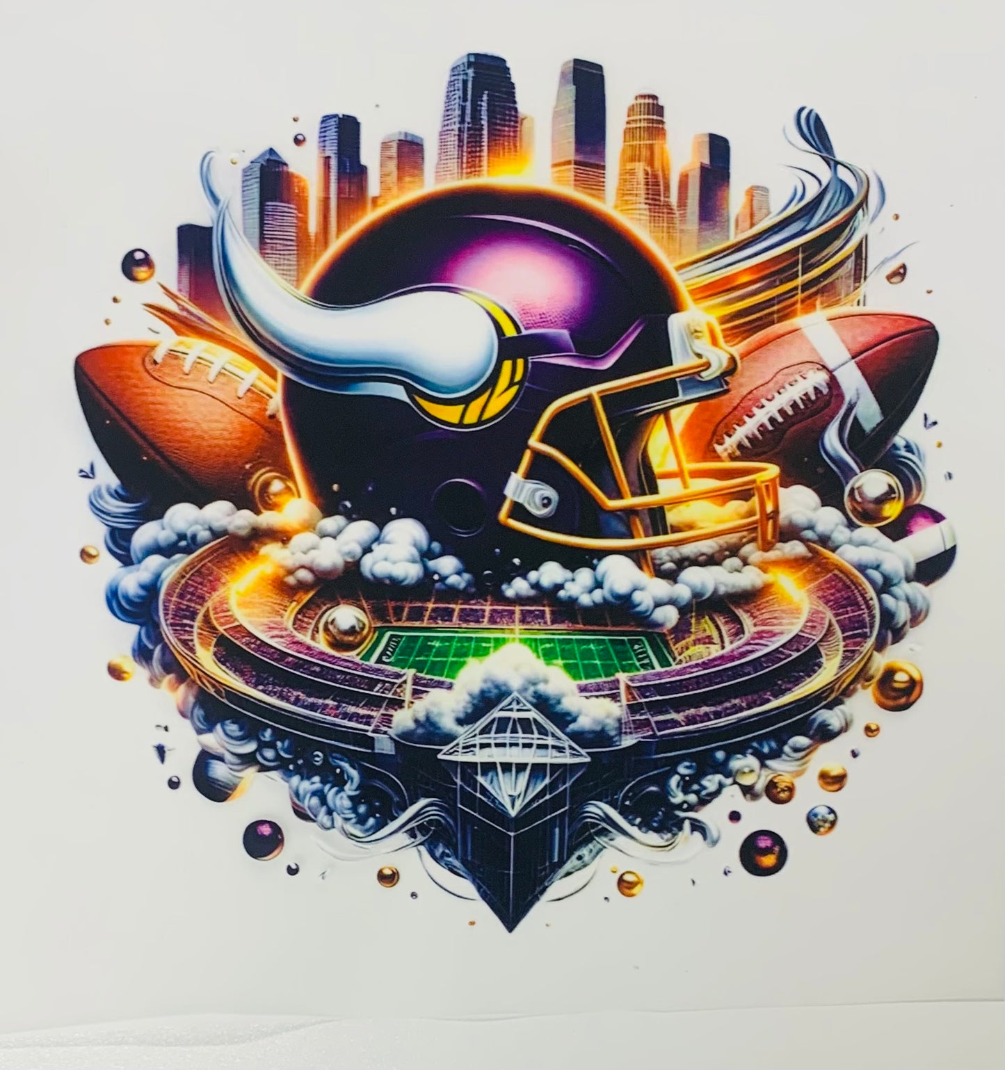 Minnesota Vikings DTF Heat Transfer