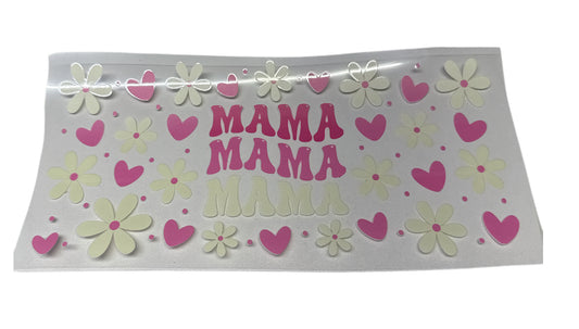 Mama flower Cup Transfer