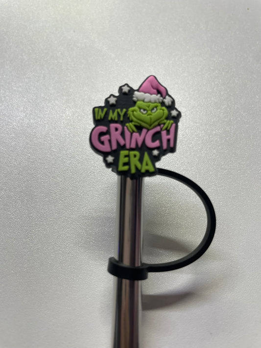 In my grinch era Straw Topper