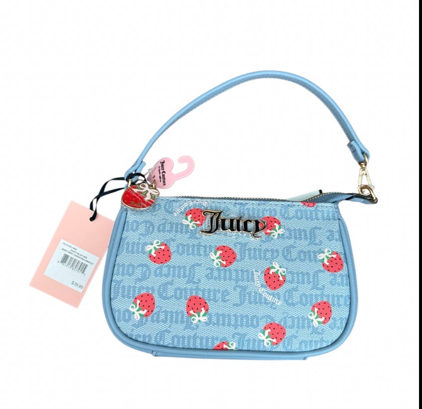 Denim strawberry Juicy couture purse