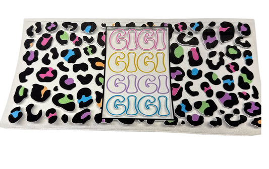 Gigi cheetah print Cup Transfer