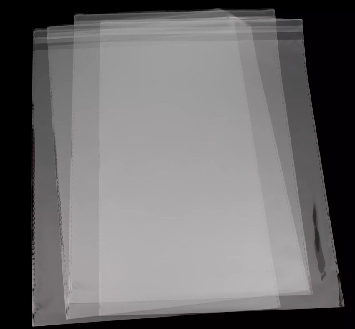 Clear poly bags 9x12